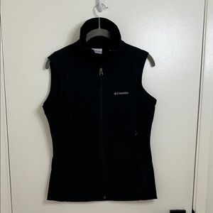 Columbia Black Fleece Vest Size Small